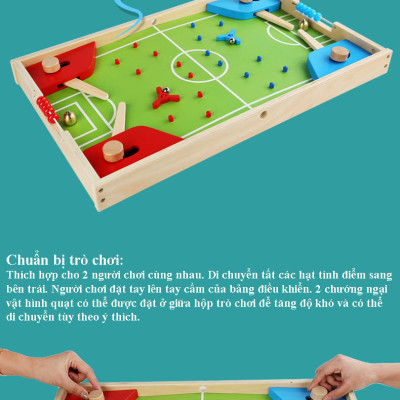 Bộ Đồ Chơi Gỗ Cao Cấp 3IN1, Đồ Chơi Gỗ Cờ Caro, Bộ Đồ Chơi Cờ Cá Ngựa Cho Bé, Đồ Chơi Vận Động Bóng Bàn Mini.  - Chính Hãng BABYBOSS.