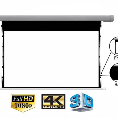 Màn chiếu điện căng dây Tab Tension Eco Apollo tỉ lệ 16:9 Kích thước 92 inch đến 150 inch - Hàng nhập khẩu