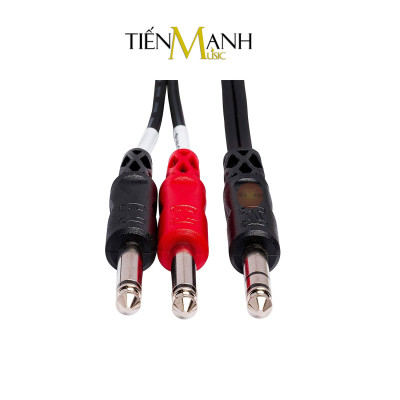 Dây Cáp Chia Tín Hiệu Chữ Y Hosa STP-202, STP203  Đầu 6ly Stereo TRS sang 2 Đầu 6ly Mono TS Cable 1/4 in STP202, STP203 Hàng Chính Hãng