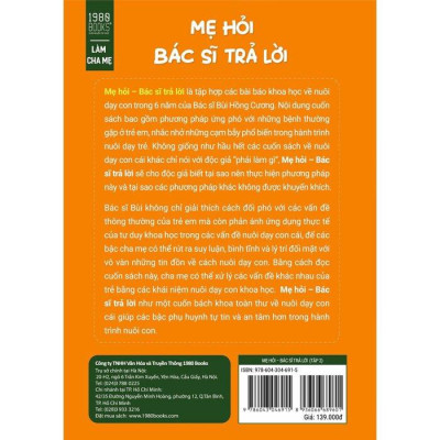Sách  Mẹ Hỏi Bác Sĩ Trả Lời 2