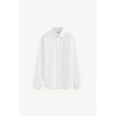 Áo Sơ Mi ROUTINE Nam Tay Dài Trơn Form Fitted - 10F24SHL005 | LASTORE MENSWEAR