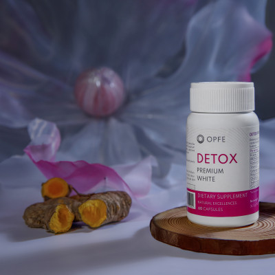 Thực phẩm BVSK OPFE Detox Premium White capsules (60 viên), Hungary (Made in EU) 100% Thảo dược tự nhiên