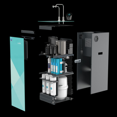 Máy lọc nước nóng lạnh Karofi KAD-N91 10 lõi Smax hàng chính hãng