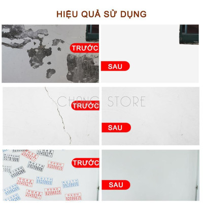 Keo vá tường thông minh Jorevs sửa chữa hư hỏng trên tường nhà, vá những vết nứt, che đi vết bẩn