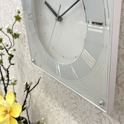 Đồng hồ treo tường Nhật Bản Rhythm CMG459NR03 - Kt 29.8 x 29.8 x 5.0cm, 1.02kg 