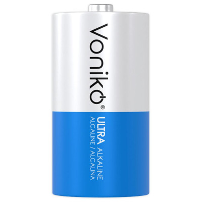 Vỉ 2 Pin Kiềm C 1.5V - Voniko