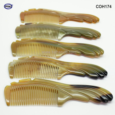 Lược sừng Kiểu dáng Châu Âu sang trọng (Size: XL - 20cm) COH174 - Lược sừng xuất Nhật - Chăm sóc tóc
