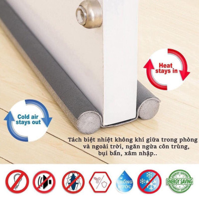 Miếng xốp bọc chân cửa chắn gió chống bụi, ngăn tiếng ồn, ngăn côn trùng 93 x 9.6cm