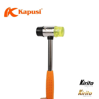 Búa cao su đa năng 2 đầu vàng đen KAPUSI đủ kích cỡ