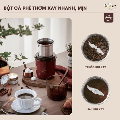 CHÍNH HÃNG BEAR VIỆT NAM Máy xay bột khô Bear MDJ-A02G3