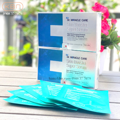 Combo 2 Bộ SKIN BOOSTER SUPER SERUM (1 Bộ 4 Chai) - Serum Dưỡng Da Cao Cấp Hàn Quốc (Hàng Chính Hãng) + Tặng 1 Bộ Serum VC Max
