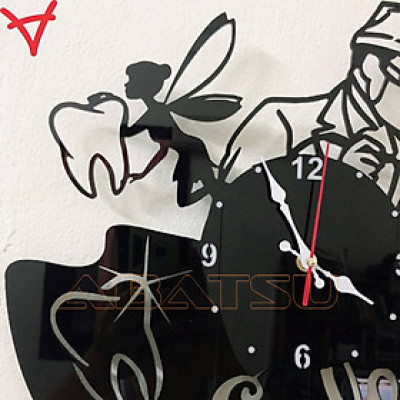 Đồng Hồ Trang Trí Nghệ Thuật Abatsu Dành Riêng Cho Trung Tâm Nha Khoa: Tô Điểm Nụ Cười, Nâng Tầm Không Gian!