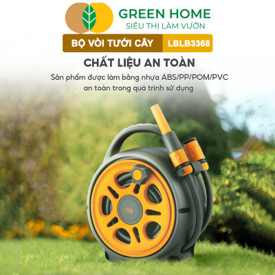 Bộ Vòi Nước Tưới Tưới Cây, Rửa Xe Đa Năng Greenhome, Lebenlang LBLB3368, Chế Độ Tưới Thông Minh