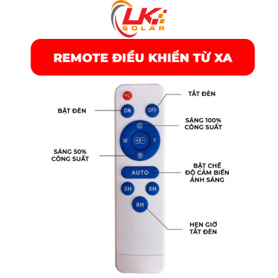 Đèn Led Năng Lượng Mặt Trời Siêu Sáng 50W CHÍNH HÃNG- LK SOLAR TGD-9950, Sử dụng 100% năng lượng mặt trời, dễ dàng lắp đặt ngoài sân vườn, trong nhà, nhà xưởng, trang trại, cảm biến ánh sáng, có remote điều khiển từ xa