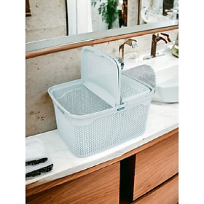 HÀNG CAO CẤP Làn nhựa đựng đồ đi sinh cho mẹ và bé, Giỏ đựng đồ sơ sinh cho bé