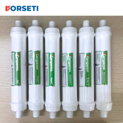 Bộ 6 lõi chức năng Kangaroo lõi FIR+, OrpH+, HypH+, Min+, Nano+, 5in1+ dùng cho máy lọc nước Kangaroo Hydrogen - Hàng chính hãng