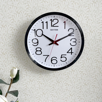 Đồng hồ Rhythm CMG495NR02 Kt 36.0 x 4.4cm, 855g Vỏ nhựa. dùng PIN