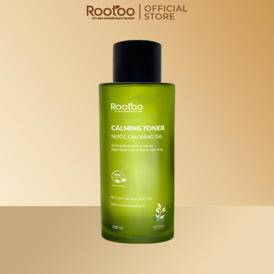 Nước Cân Bằng Da Toner Rootoo Thuần Tự Nhiên Giúp Cấp Ẩm Se Khít Lỗ Chân Lông, Phục Hồi và Làm Dịu Da 100ml
