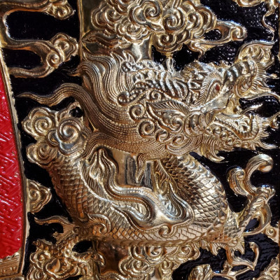 Liễn thờ tổ tiên – Cửu huyền thất tổ ( đồng vàng nguyên chất ) A227