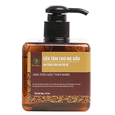 Sữa tắm hữu cơ cho mẹ bầu, dưỡng da body trắng mịn Wonmom 250ml