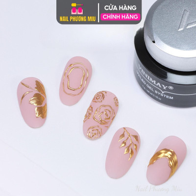 Gel Thủy Tinh Tráng Gương Vinimay, Giọt Sương, Vẽ Nổi Định Hình , Phụ Kiện Chuyên Dùng Trong Làm Nail Nữ Women Sơn Gel
