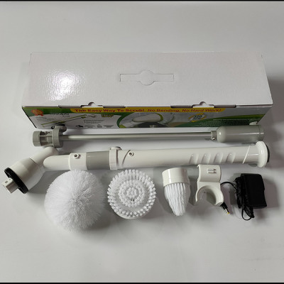 Bộ Chổi Điện Cọ Rửa Đa Năng Spin 3 Đầu - Máy Chà Tẩy Rửa Vệ Sinh Thông Minh Dùng Cho Nhà Tắm, Nhà Bếp - HÀNG CHÍNH HÃNG