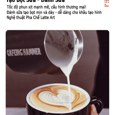 Máy Pha Cà Phê Espresso Gemilai CRM3007I Chuyên Nghiệp Thương Mại, Kiểm Soát Nhiệt Độ Pha Tùy Ý, Pha Cafe Espresso 58mm, Định Lượng Tùy Ý, Hàng Chính Hãng