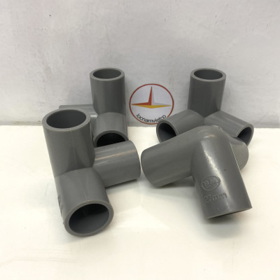 Co góc 3 nhánh, tê góc, co 3 hướng 27 nhựa PVC Bình Minh