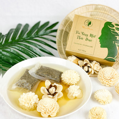 Bộ dưỡng đẩy mụn ẩn, dưỡng trắng hồng da mặt Wonmom (1 kem nghệ tươi+ 1 hộp xông mặt thảo dược)