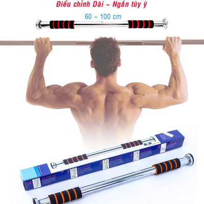 Xà Đơn Treo Tường Gắn Cửa Đa Năng Độ Dài Tùy Chỉnh Giúp Bạn Tập Gym, Tập Cơ Bụng, Cơ Vai, Cơ Xô 60-120Cm - Chính Hãng MINIIN (Màu Ngẫu Nhiên)