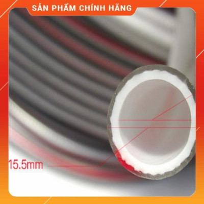 ️ Bộ dây vòi xịt nước rửa xe, tưới cây , tăng áp 3 lần, loại 15m 206236 đầu đồng,cút,nối đen+ đai