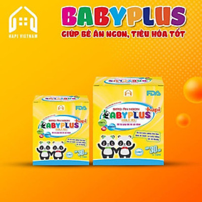 Siro Ăn Ngon BABYPLUS Hapi Cho Trẻ Biếng Ăn, Tăng Cân Tự Nhiên