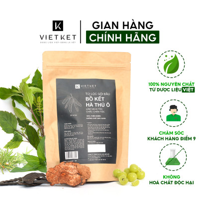 TÚI LỌC GỘI ĐẦU BỒ KẾT HÀ THỦ Ô VIETKET (VIỆT KẾT) 20 gói - NUÔI DƯỠNG MAI TÓC MỀM, MƯỢT, KHỎE MẠNH
