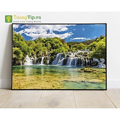 Tranh Phong Cảnh - Tranh Treo Tường Phong Cảnh Thác Nước 7 (Bộ 1 tấm)