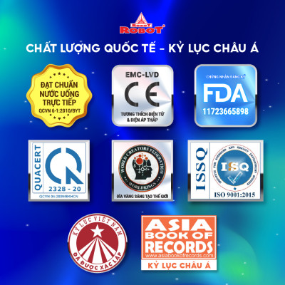 Máy Lọc Nước ROBOT Chức Năng Nóng Thông Minh Công Nghệ Lọc R.O + UF  Classy Pro 339GHKQ-UR - Hàng Chính Hãng