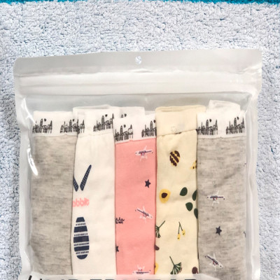 SET 5 QUẦN LÓT NỮ KUTE IN HÌNH NGHỘ NGHĨNH, SIÊU YÊU QL2405