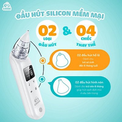MÁY HÚT MŨI TRẺ EM CHIBÉ Plus - Máy hút mũi cầm tay CHI BÉ