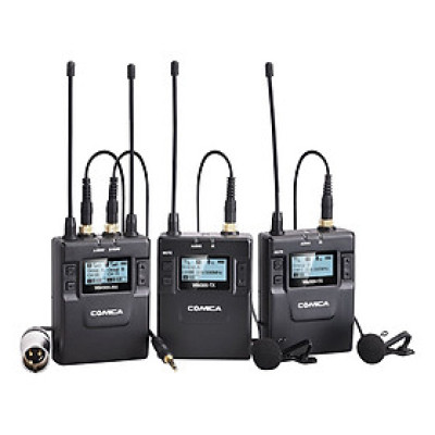 Micro Không Dây UHF Cho Máy Ảnh Comica CVM-WM300A - Hàng Chính Hãng