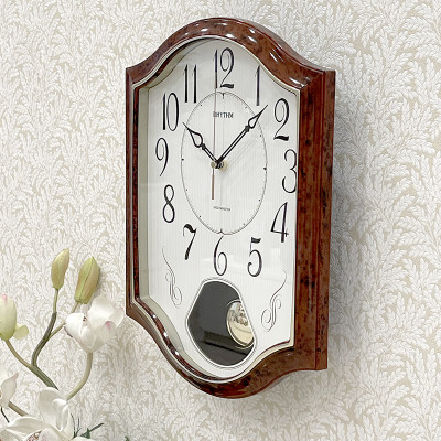 Đồng hồ Nhật Rhythm CMJ494NR06 Kt 29.0 x 39.0 x 6.0cm, 1.13kg Vỏ nhựa. Dùng Pin.