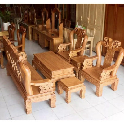 Bộ bàn ghế phòng khách gỗ lim