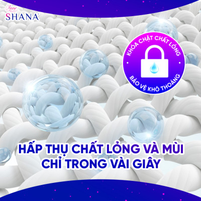 Combo 6 gói Băng Vệ Sinh Quần Peppy Shana Ngày Đêm Siêu Thấm, Freesize, Chống Tràn Tối Đa, Tiết Kiệm 