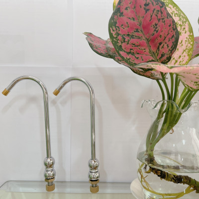 Vòi cong Inox máy lọc nước nóng lạnh - Hàng chính hãng
