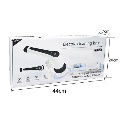 Xiaomi USB Máy cọ rửa nhà cửa cầm tay đa năng , bàn chải vệ sinh đầu xoay 360 với 7 đầu thay thế Bàn chải vệ sinh cầm tay