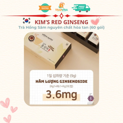 Trà Hồng Sâm Kim