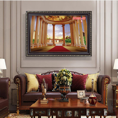 D1001 Tranh kính Phong cảnh Châu Âu ( được chọn mẫu)