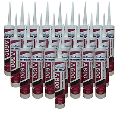 Keo Silicone A600-25 Lon; Hộp=25 Lon/300ml; Đủ Màu Sắc