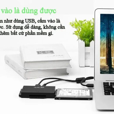 Ugreen UG30353US160TK Bộ chuyển đổi USB 3.0 sang SATA + IDE cao cấp - HÀNG CHÍNH HÃNG
