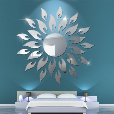 Bộ decal trang trí dán tường 3D sáng tạo cao cấp (M5) Mặt trời