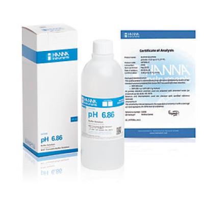 Dung Dịch Chuẩn NIST pH6.86 Để Kiểm Tra/Hiệu Chuẩn Lại Bất Kỳ Máy Đo pH Nào,500mL,HANNA HI7006L kèm chứng nhận COA,MSDS
