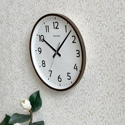 Đồng hồ Rhythm CMG619NR06- Kt 30.5 x 3.5cm, 630g, Vỏ nhựa. Dùng Pin.